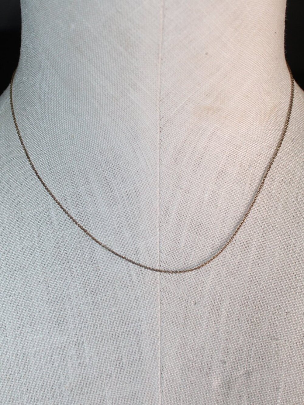 Italian Gold Plated Sterling Silver 925 Chain 18" Necklace